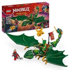 LEGO NINJAGO 71829 Le dragon vert de la foret de Lloyd - Jeu de constr