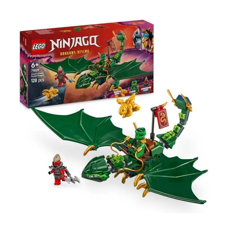 LEGO NINJAGO 71829 Le dragon vert de la foret de Lloyd - Jeu de constr LEGO NINJAGO 71829 Le dragon vert de la foret de Lloyd - Jeu de constr