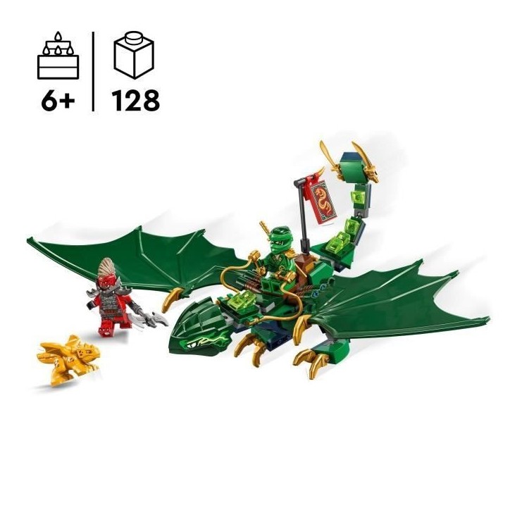 LEGO NINJAGO 71829 Le dragon vert de la foret de Lloyd - Jeu de construction des 6 ans LEGO NINJAGO 71829 Le dragon vert de la foret de Lloyd - Jeu de construction des 6 ans
