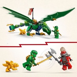 LEGO NINJAGO 71829 Le dragon vert de la foret de Lloyd - Jeu de constr