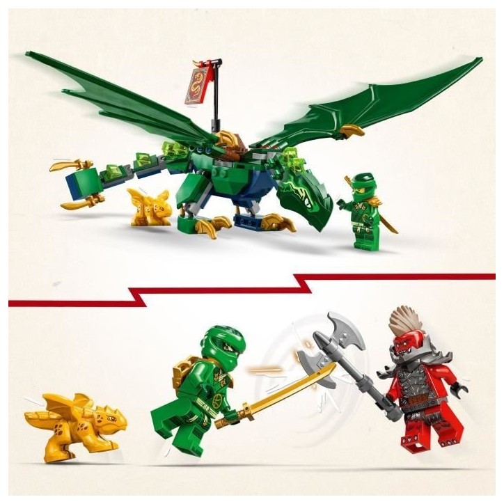 LEGO NINJAGO 71829 Le dragon vert de la foret de Lloyd - Jeu de construction des 6 ans LEGO NINJAGO 71829 Le dragon vert de la foret de Lloyd - Jeu de construction des 6 ans