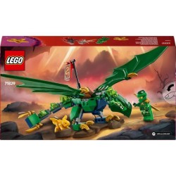LEGO NINJAGO 71829 Le dragon vert de la foret de Lloyd - Jeu de constr