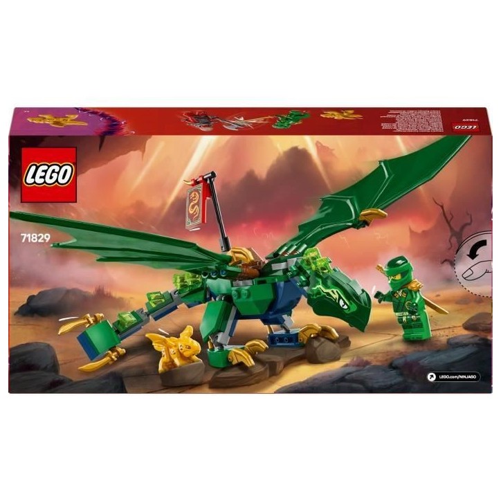 LEGO NINJAGO 71829 Le dragon vert de la foret de Lloyd - Jeu de construction des 6 ans LEGO NINJAGO 71829 Le dragon vert de la foret de Lloyd - Jeu de construction des 6 ans