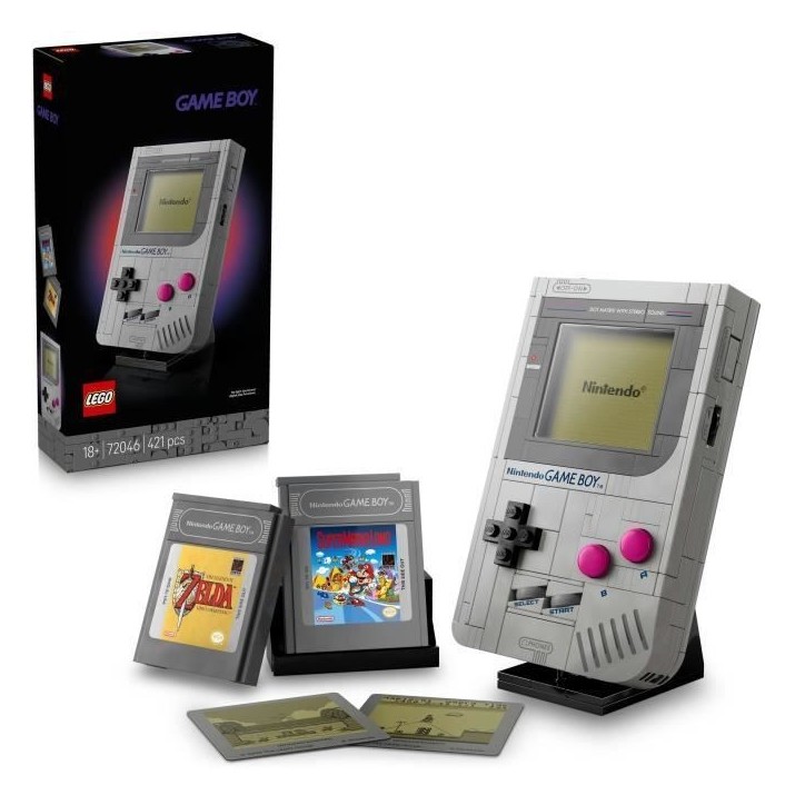 LEGO Super Mario 72046 Game Boy - Set de Construction pour Adulte - Décoration Rétro LEGO Super Mario 72046 Game Boy - Set de Construction pour Adulte - Décoration Rétro