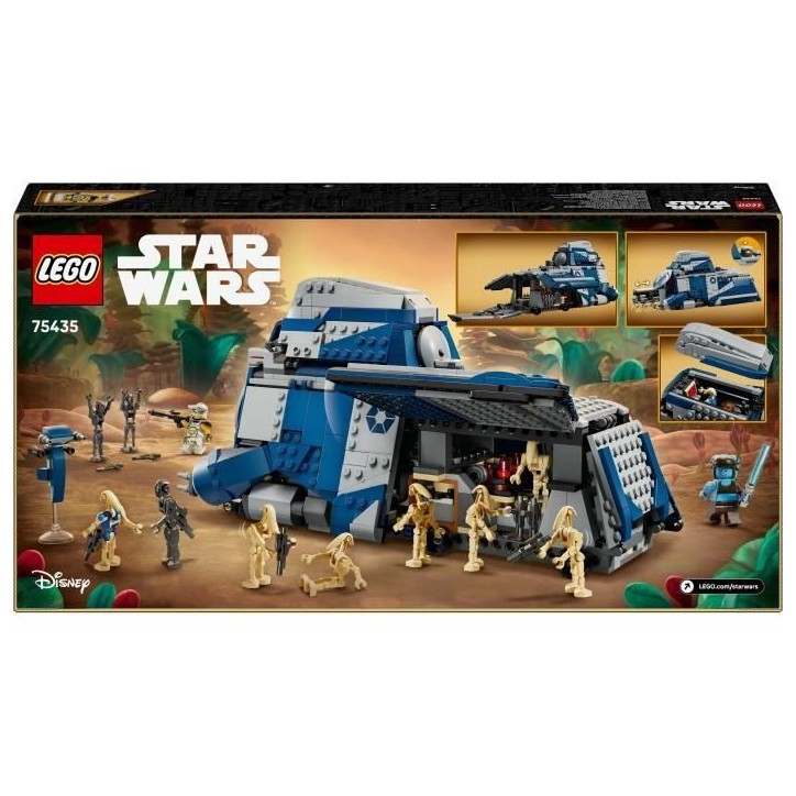 LEGO Star Wars 75435 The Clone Wars Le MTT des Séparatistes de la Bataille de Felucia