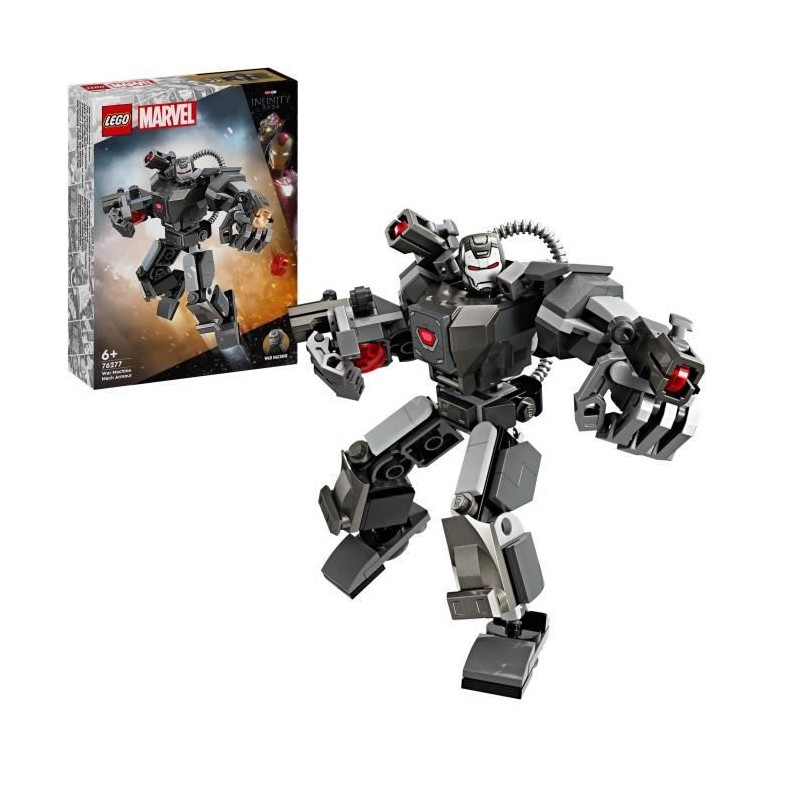 LEGO 76277 Marvel L'Armure Robot de War Machine, Jouet de Robot avec : LEGO 76277 Marvel L'Armure Robot de War Machine, Jouet de Robot avec :