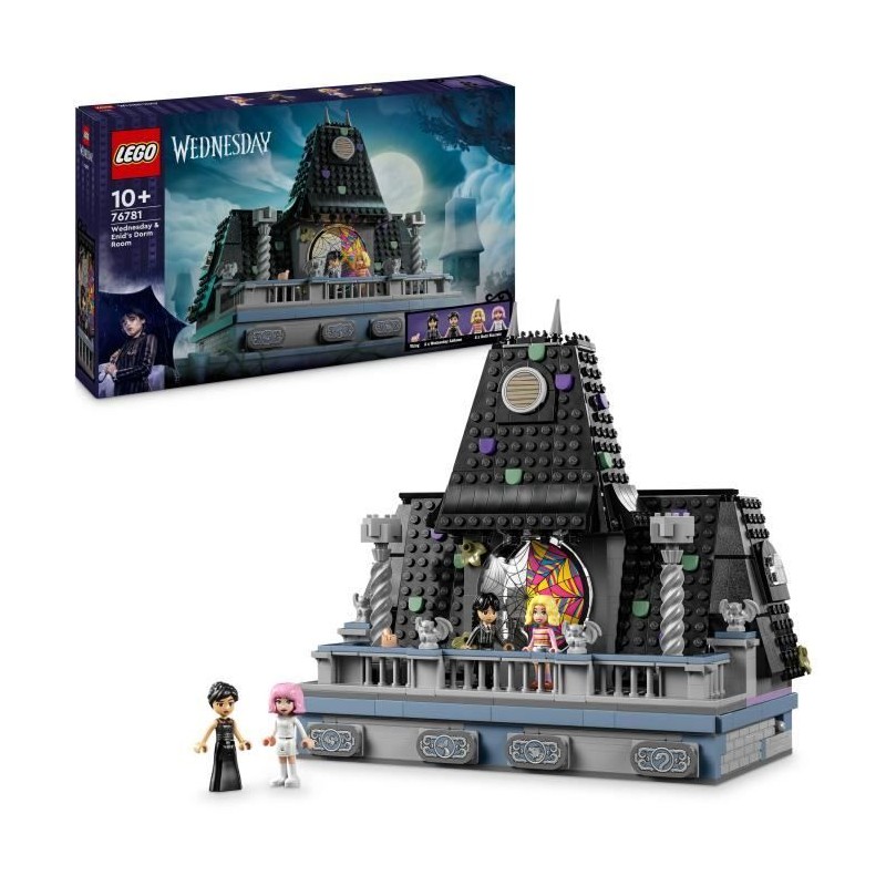 LEGO Mercredi 76781 La chambre de Mercredi et Enid - Cadeau Nevermore LEGO Mercredi 76781 La chambre de Mercredi et Enid - Cadeau Nevermore