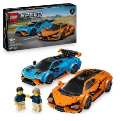 LEGO Speed Champions 77238 Lamborghini Revuelto et Huracán STO - Joue