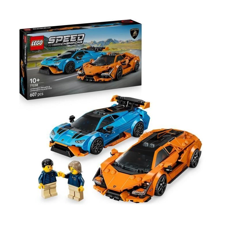 LEGO Speed Champions 77238 Lamborghini Revuelto et Huracán STO - Joue LEGO Speed Champions 77238 Lamborghini Revuelto et Huracán STO - Joue