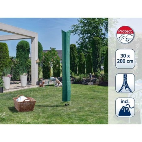 Housse de protection pour séchoir parapluie Leifheit 85666, housse de protection a fermeture éclair pour séchoir a linge 30 x
