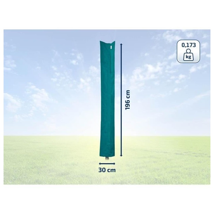 Housse de protection pour séchoir parapluie Leifheit 85666, housse de protection a fermeture éclair pour séchoir a linge 30 x Housse de protection pour séchoir parapluie Leifheit 85666, housse de protection a fermeture éclair pour séchoir a linge 30 x