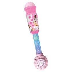Microphone Barbie avec tube lumineux, enceinte (entrée auxiliaire), m