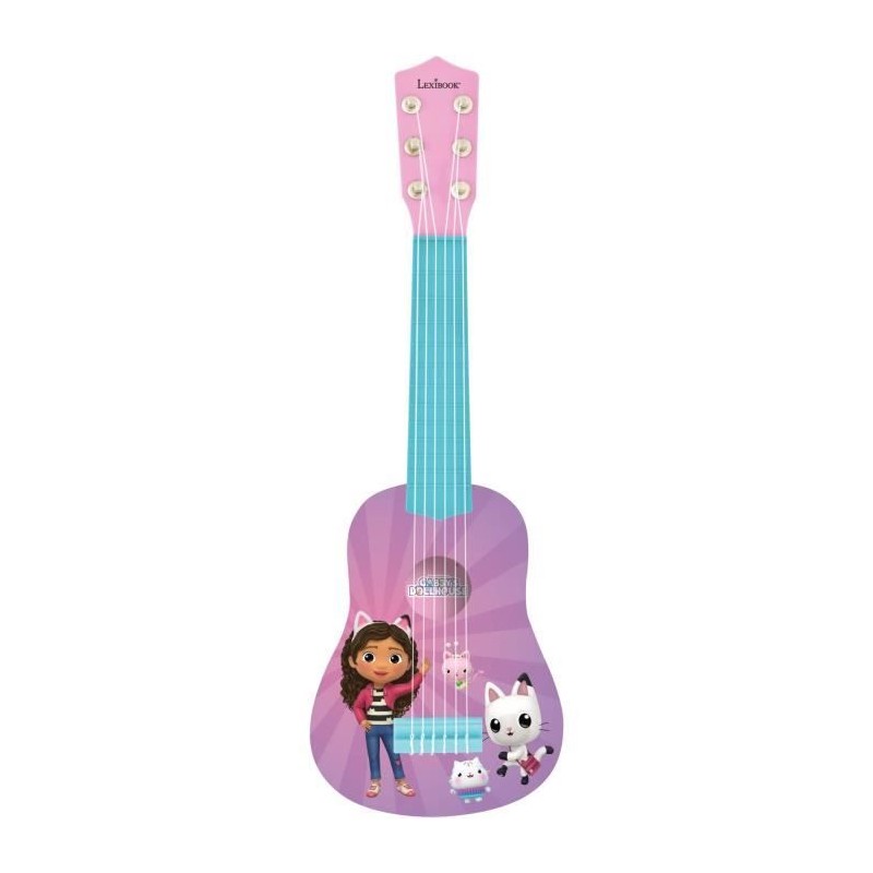 Lexibook - Ma Premiere Guitare Gabby et la maison magique - 53cm - Gui