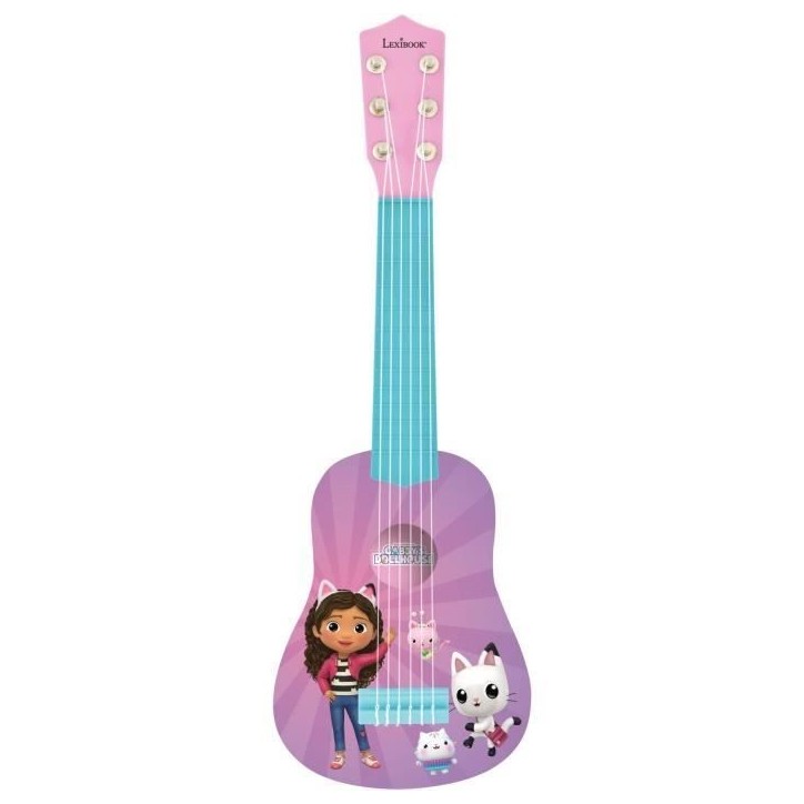 Lexibook - Ma Premiere Guitare Gabby et la maison magique - 53cm - Guide d'apprentissage inclus Lexibook - Ma Premiere Guitare Gabby et la maison magique - 53cm - Guide d'apprentissage inclus