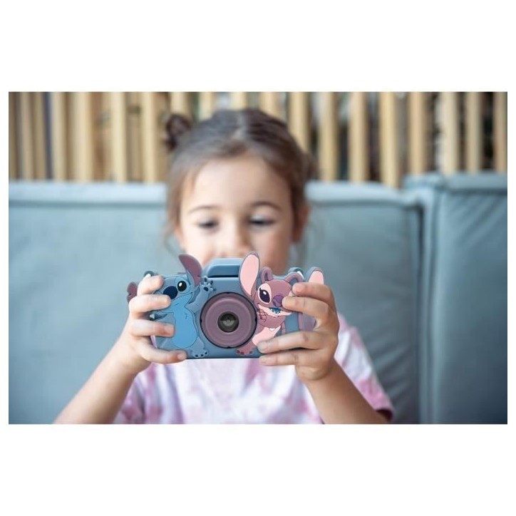 LEXIBOOK - Appareil photo pour enfant avec protection - 4 en 1 - Disney Stitch - carte mémoire incluse LEXIBOOK - Appareil photo pour enfant avec protection - 4 en 1 - Disney Stitch - carte mémoire incluse