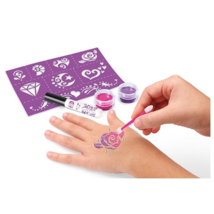 LEXIBOOK - Kit de beauté 3 en 1 pailleté