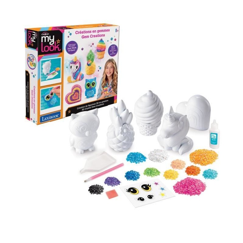 LEXIBOOK - Création de figurines 3D en pierres précieuses LEXIBOOK - Création de figurines 3D en pierres précieuses