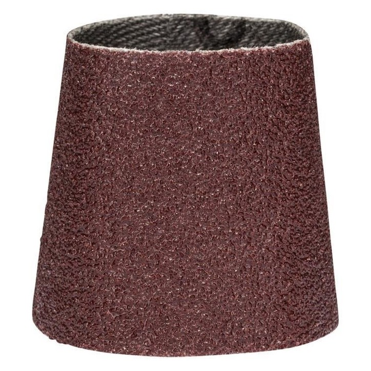 Lot de 3 abrasifs coniques Bosch PRR 30mm G80 pour poncer bois, métal et matiere synthétique Lot de 3 abrasifs coniques Bosch PRR 30mm G80 pour poncer bois, métal et matiere synthétique
