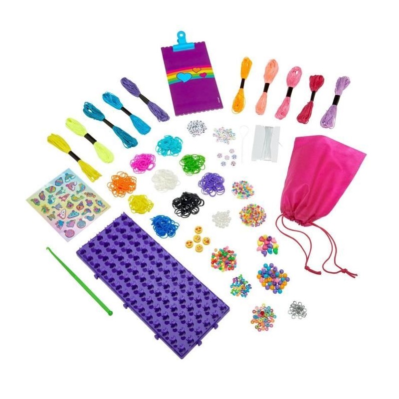 LEXIBOOK - Atelier de création de bracelets de l'amitié tout-en-un LEXIBOOK - Atelier de création de bracelets de l'amitié tout-en-un