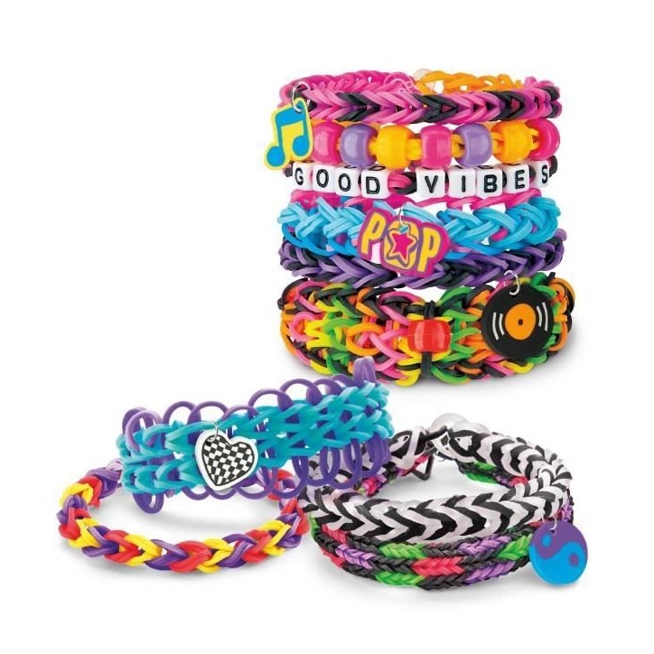 LEXIBOOK - Kit de bracelet élastiques a tisser Rock 'n' roll LEXIBOOK - Kit de bracelet élastiques a tisser Rock 'n' roll