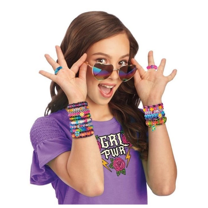 LEXIBOOK - Kit de bracelet élastiques a tisser Rock 'n' roll LEXIBOOK - Kit de bracelet élastiques a tisser Rock 'n' roll