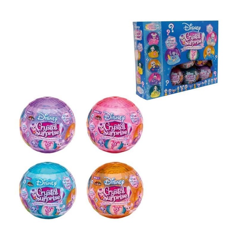 LEXIBOOK - Boules surprise crystal Disney Série 2.5 LEXIBOOK - Boules surprise crystal Disney Série 2.5