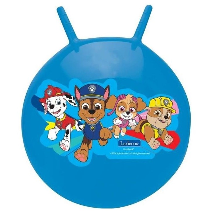 Balle Sauteuse Gonflable Pat' Patrouille - Lexibook - 45cm - Pour Enfant de 3 ans et plus