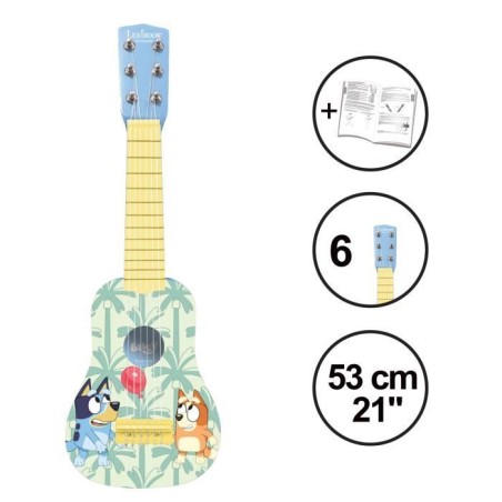 Ma Premiere Guitare Bluey en bois - 53 cm
