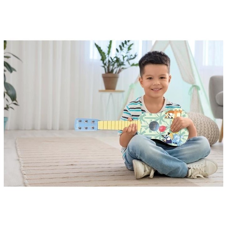 Ma Premiere Guitare Bluey en bois - 53 cm Ma Premiere Guitare Bluey en bois - 53 cm