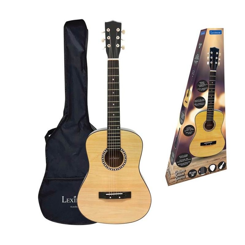 Guitare Acoustique en bois - 91 cm avec housse de transport