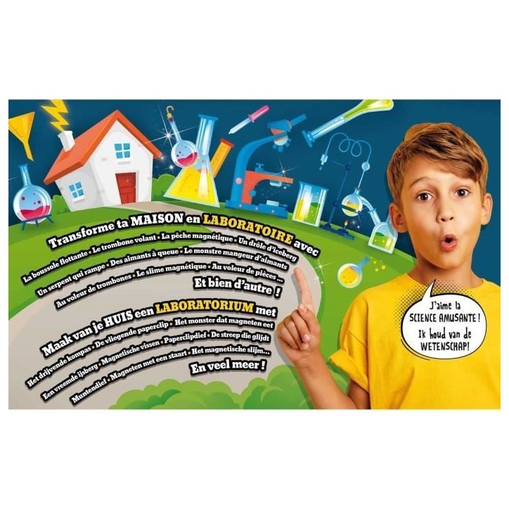 50 expériences de magnétisme - Kit Scientifique - I'M A GENIUS 50 expériences de magnétisme - Kit Scientifique - I'M A GENIUS