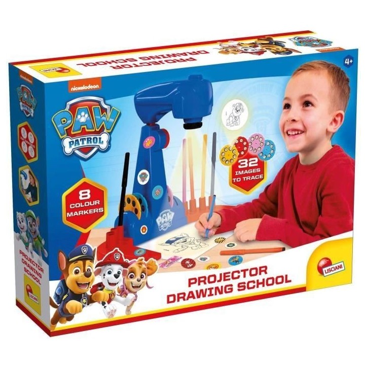 Projecteur de dessins - LISCIANIGIOCHI - PAT'PATROUILLE - Accessoires Inclus, Modeles Pat' Patrouille
