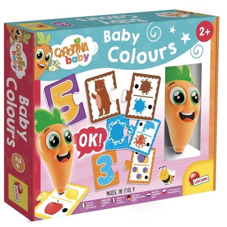Stylo parlant - CAROTINA BABY - Apprentissage des couleurs, Stylo interactif