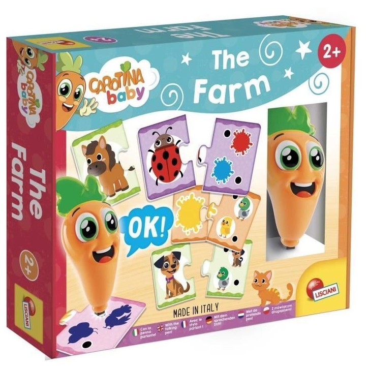 La Ferme - Stylo parlant - CAROTINA BABY - Découverte de la ferme, Stylo interactif
