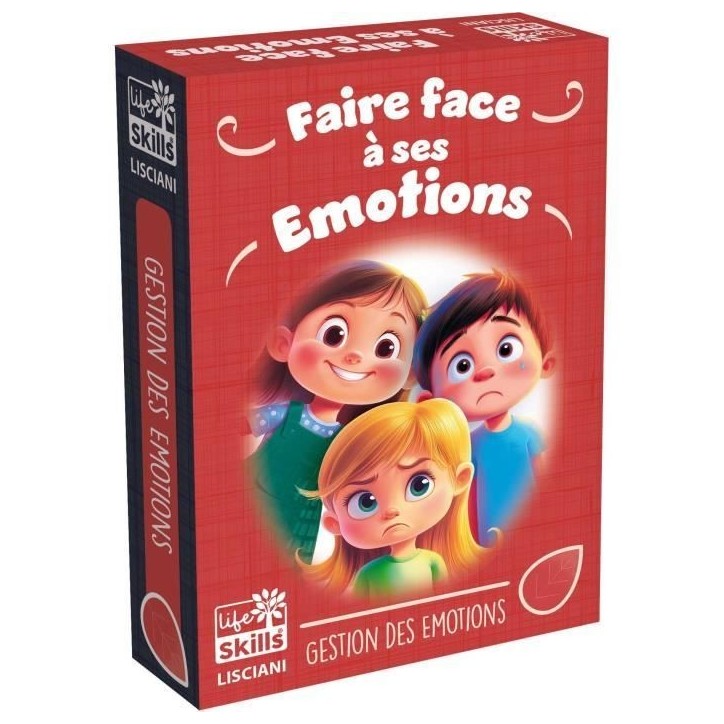 Jeu de cartes Gestion des émotions - Jeu Éducatif - LIFE SKILLS - Cartes illustrées