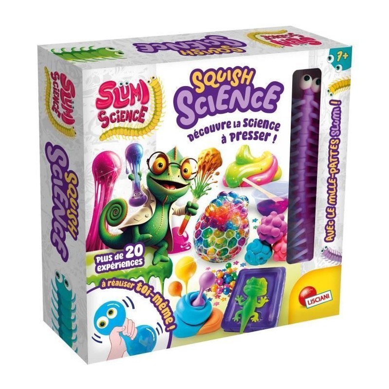 Squish - Kit Scientifique - SLUMI SCIENCE - Composants Variés, Recett