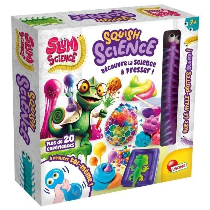 Squish - Kit Scientifique - SLUMI SCIENCE - Composants Variés, Recettes Illustrées Squish - Kit Scientifique - SLUMI SCIENCE - Composants Variés, Recettes Illustrées