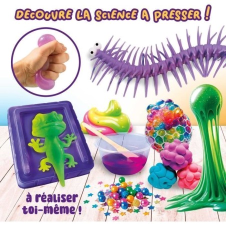 Squish - Kit Scientifique - SLUMI SCIENCE - Composants Variés, Recettes Illustrées