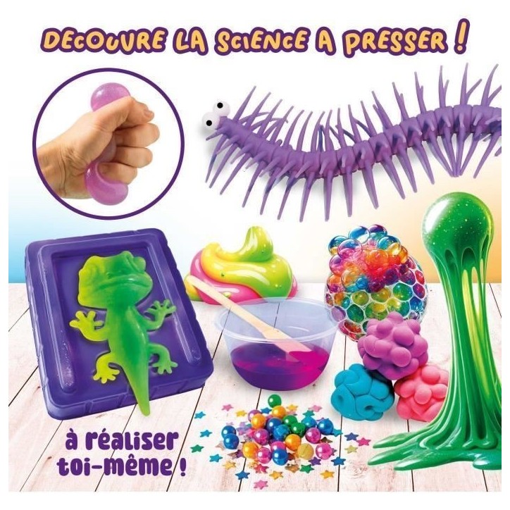 Squish - Kit Scientifique - SLUMI SCIENCE - Composants Variés, Recettes Illustrées Squish - Kit Scientifique - SLUMI SCIENCE - Composants Variés, Recettes Illustrées