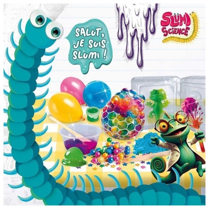 Squish - Kit Scientifique - SLUMI SCIENCE - Composants Variés, Recettes Illustrées Squish - Kit Scientifique - SLUMI SCIENCE - Composants Variés, Recettes Illustrées