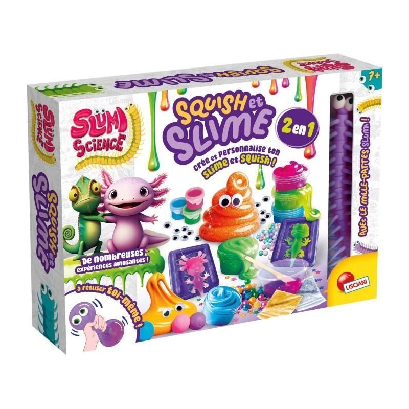 Squish et slime - Kit Scientifique - SLUMI SCIENCE - Composants Varié