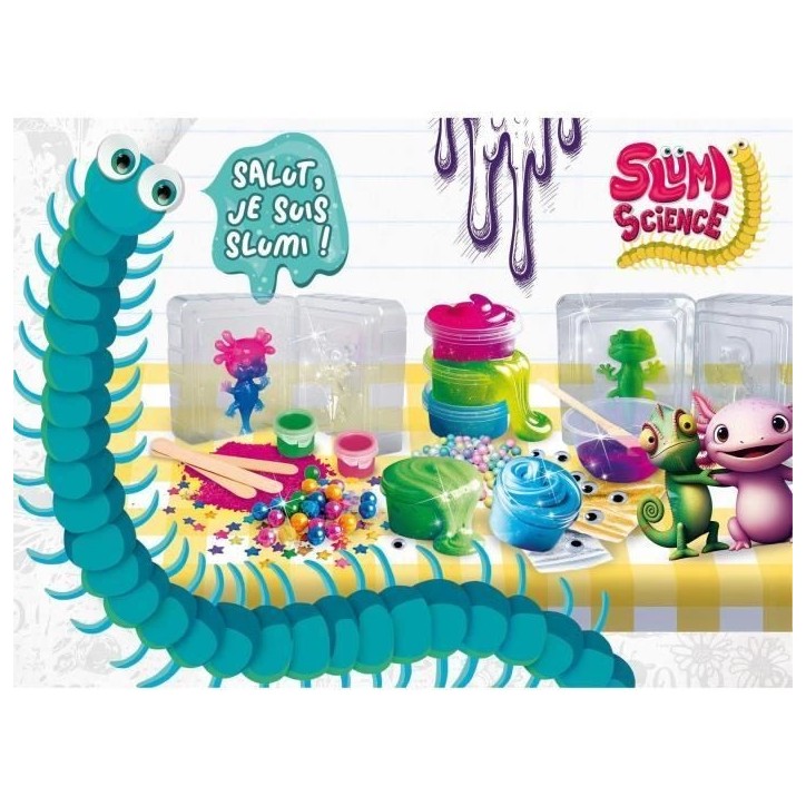 Squish et slime - Kit Scientifique - SLUMI SCIENCE - Composants Variés, Recettes Illustrées Squish et slime - Kit Scientifique - SLUMI SCIENCE - Composants Variés, Recettes Illustrées