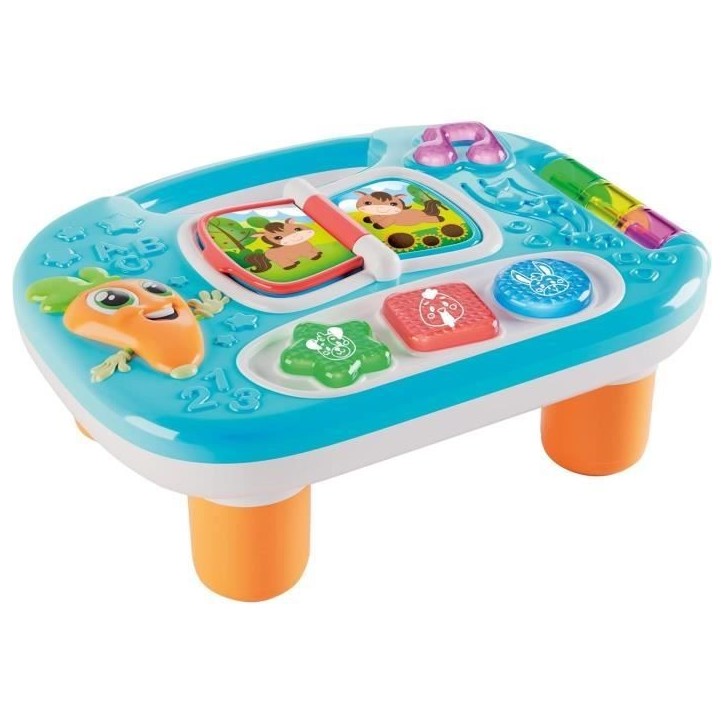 La Ferme - Mini table éducative - CAROTINA BABY - Découverte des animaux, sons et mélodies