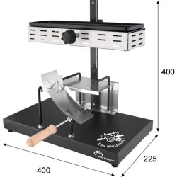 Appareil a raclette LITTLE BALANCE - Savoyarde Demi Meule - Jusqu'a 6