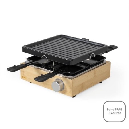 Appareil a raclette 4 personnes - LIVOO - DOC311 - 800W - 4 personnes