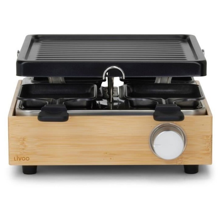 Appareil a raclette 4 personnes - LIVOO - DOC311 - 800W - 4 personnes - Plateau grill amovible antiadhésif - Thermostat ajustab Appareil a raclette 4 personnes - LIVOO - DOC311 - 800W - 4 personnes - Plateau grill amovible antiadhésif - Thermostat ajustab