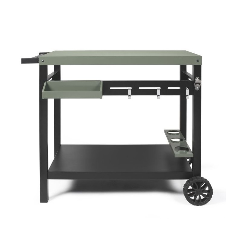 Desserte pour plancha - LIVOO - GS167V - Vert / Noir