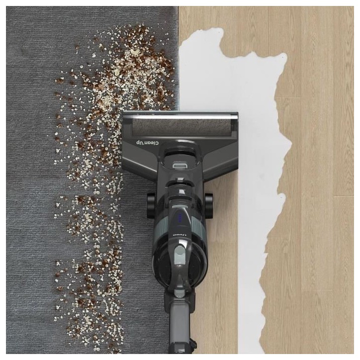Aspirateur balai laveur filaire - LIVOO - DOH143 CLEAN'UP - 600 W - 2 en 1 - 15 kPa - 80 dB - 2 réservoirs - Gris Aspirateur balai laveur filaire - LIVOO - DOH143 CLEAN'UP - 600 W - 2 en 1 - 15 kPa - 80 dB - 2 réservoirs - Gris