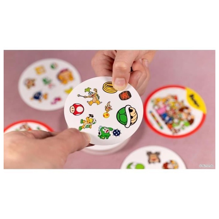 Jeu d'ambiance - Nintendo - Dobble : Super Mario - 2 joueurs ou plus - 6 ans et plus - Multicolore