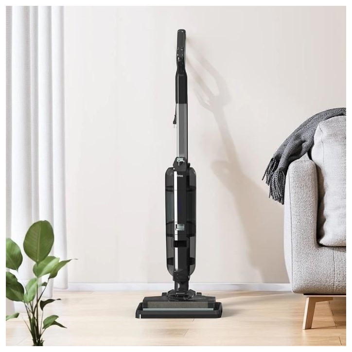 Aspirateur balai laveur filaire - LIVOO - DOH143 CLEAN'UP - 600 W - 2 en 1 - 15 kPa - 80 dB - 2 réservoirs - Gris Aspirateur balai laveur filaire - LIVOO - DOH143 CLEAN'UP - 600 W - 2 en 1 - 15 kPa - 80 dB - 2 réservoirs - Gris